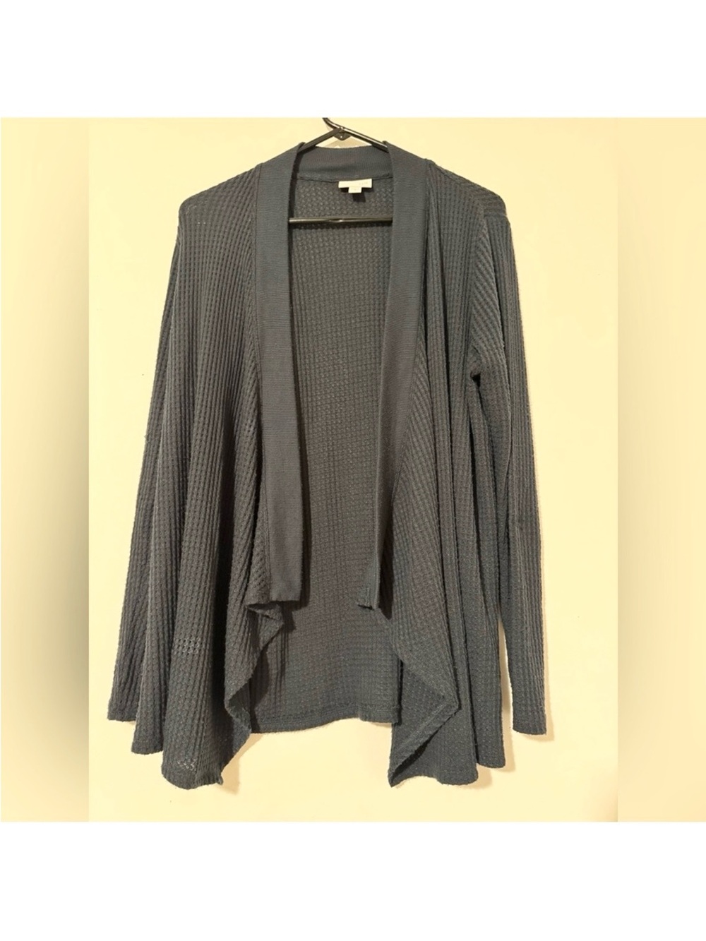 J. Jill Blue Open-Front Cardigan